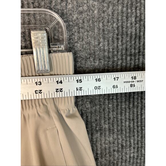 Athleta Womens Cosmic Skirt Medium Tan Stretch Performance Pockets Golf Tennis - Picture 4 of 7